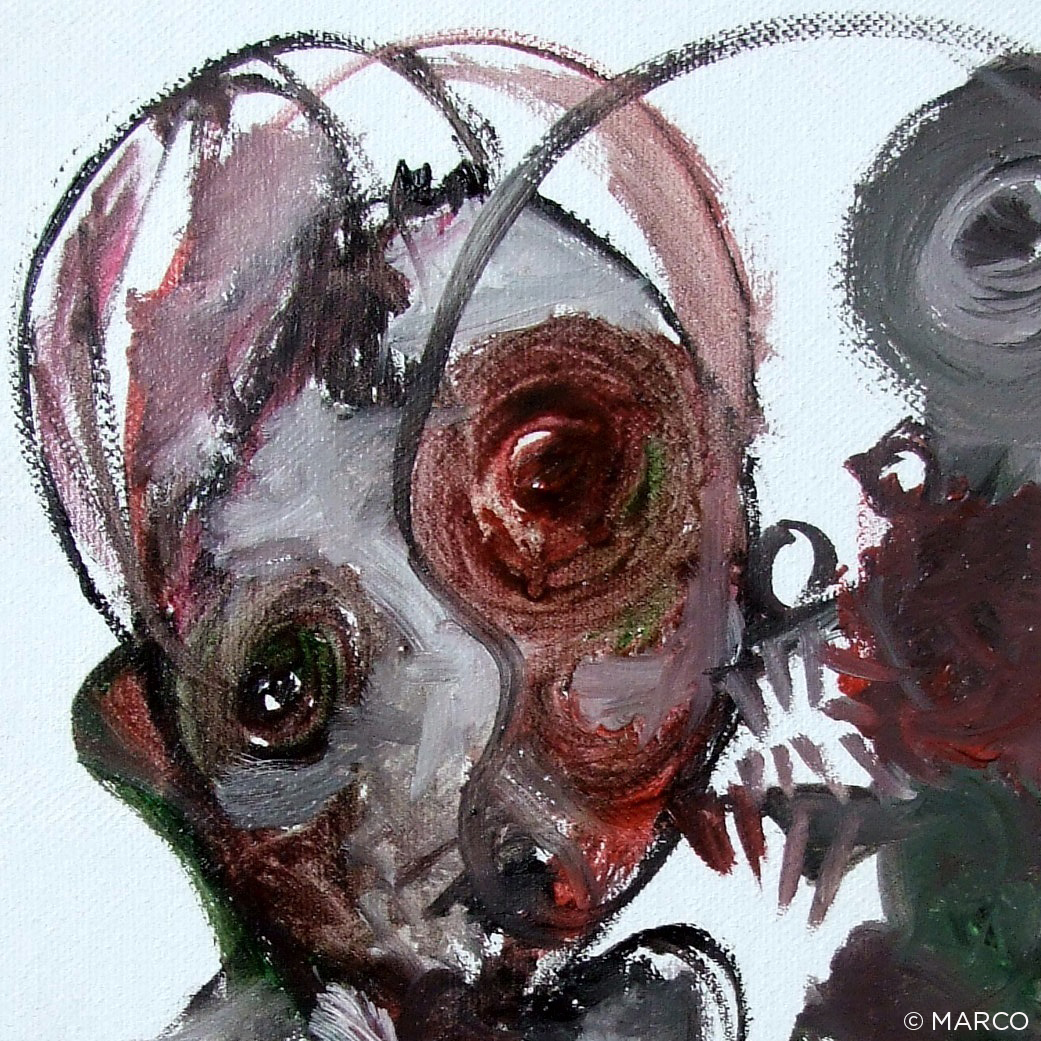 MARCO fragment huile �� l'eau sur toile